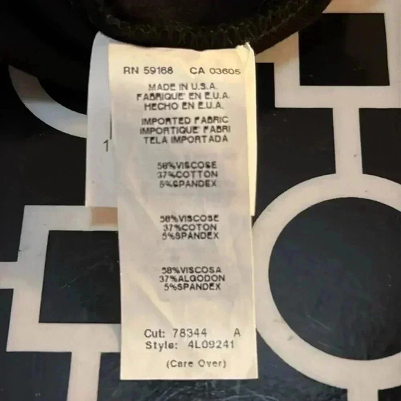 NWOT Size XL Karen Kane black pull on ankle pants - Picture 9 of 9